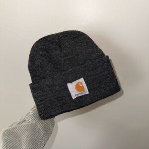 Youth Carhartt Charcoal Knit Beanie